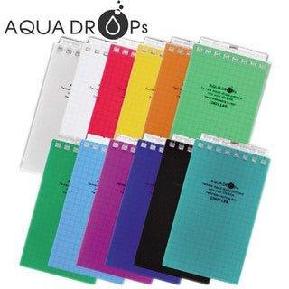 LIHIT LAB. AQUA DROPS 8 hole pocket A7 square eye notebook