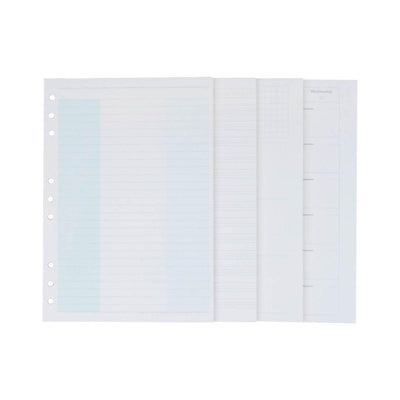 Loose-leaf paper 9-hole notebook inner page paper replacement core B5 45 sheets NP-H7TIW-512 - CHL-STORE 