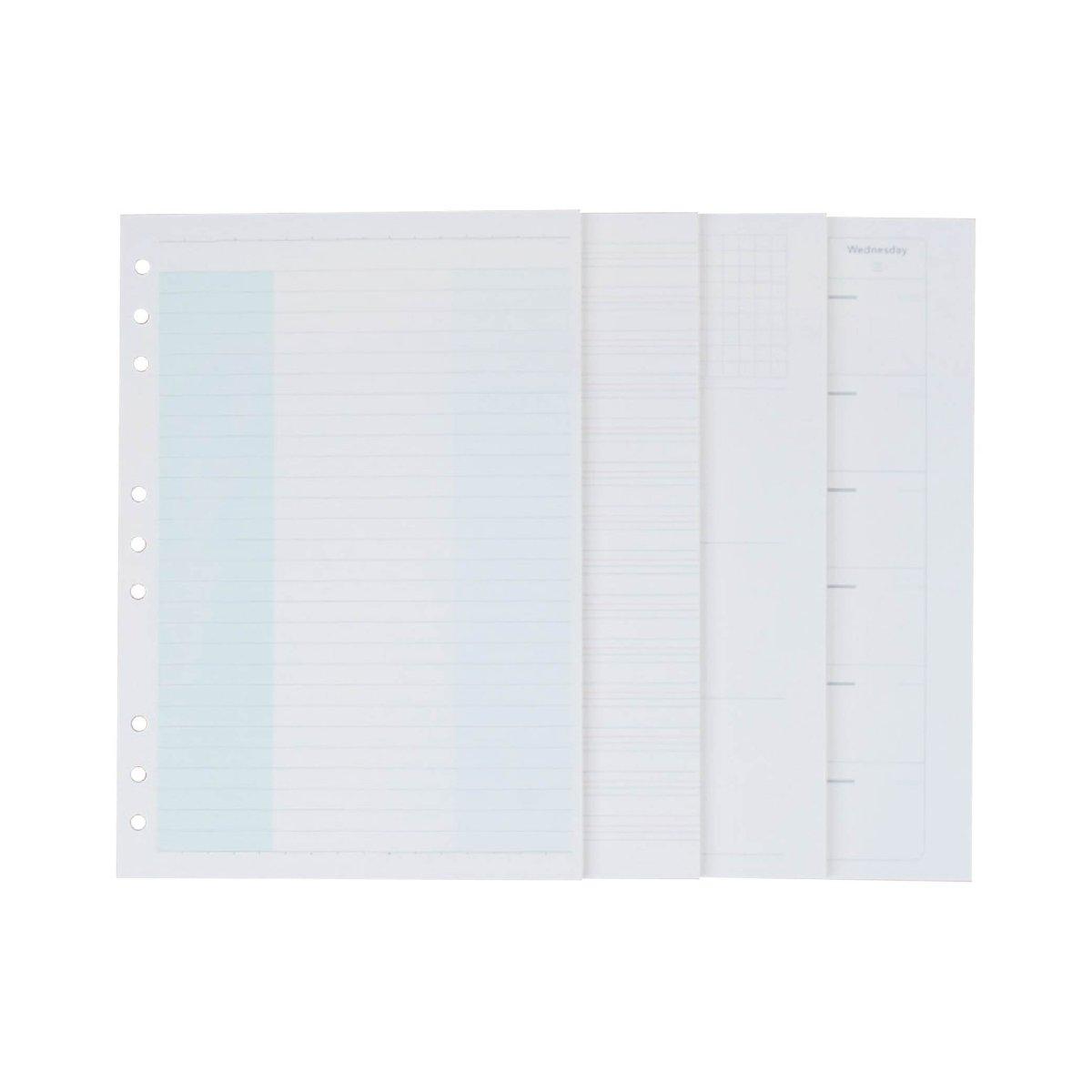 Loose-leaf paper 9-hole notebook inner page paper replacement core B5 45 sheets NP-H7TIW-512 - CHL-STORE 