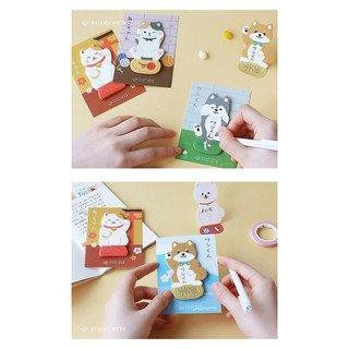 Lovers of Letters Adorable Dog and Cat Cute Animals Shape Sticky Notes NP-HEZQI-099 - CHL-STORE 