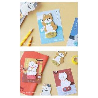 Lovers of Letters Adorable Dog and Cat Cute Animals Shape Sticky Notes NP-HEZQI-099 - CHL-STORE 