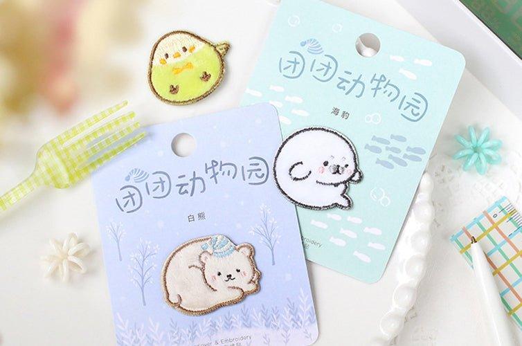 Lovers of Letters Tuan Tuan Zoo Adhesive Embroidered Cloth Stickers Embroidered Stickers NP-000075 - CHL-STORE 