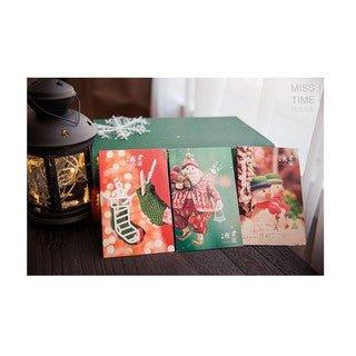 Luminous Christmas Eve Christmas Snowflakes Christmas Item Festive Season 2 Postcard Card 30 Sheets NP-H7TGI-502 - CHL-STORE 