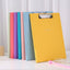 Macaron Yellow A5 Double Layer Folder A5 Board Folder Flip File Folder Folder Folder Folder Menu Folder Word Pad Document Folder Stationery Folder Candy Yellow - CHL-STORE 