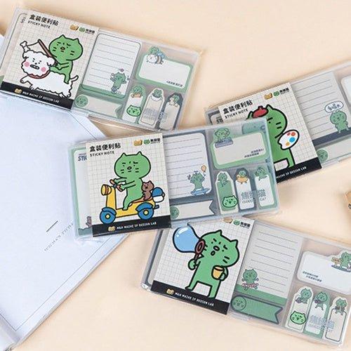 Maihe Boxed Notes Various Size Notes Set Anxiety Cat Series Four Random Shipments - CHL-STORE 