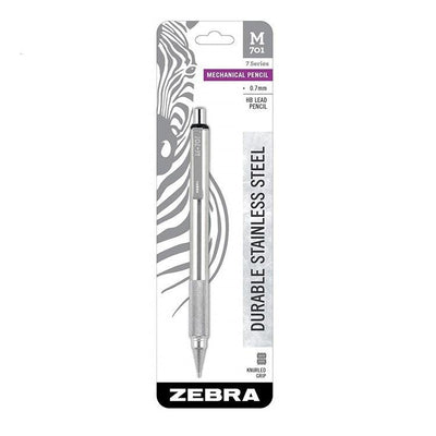 Mechanical Pencil KITERA x ZEBRA Limited Edition M-701 0.7mm Metal Stainless Steel Stationery Student School Office MABZ47-JPN-BK - CHL-STORE 