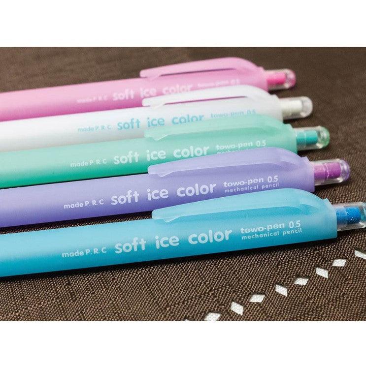 TOWO Triangular Mechanical Pencil, Candy Color, 0.5mm, Comfort Grip ...