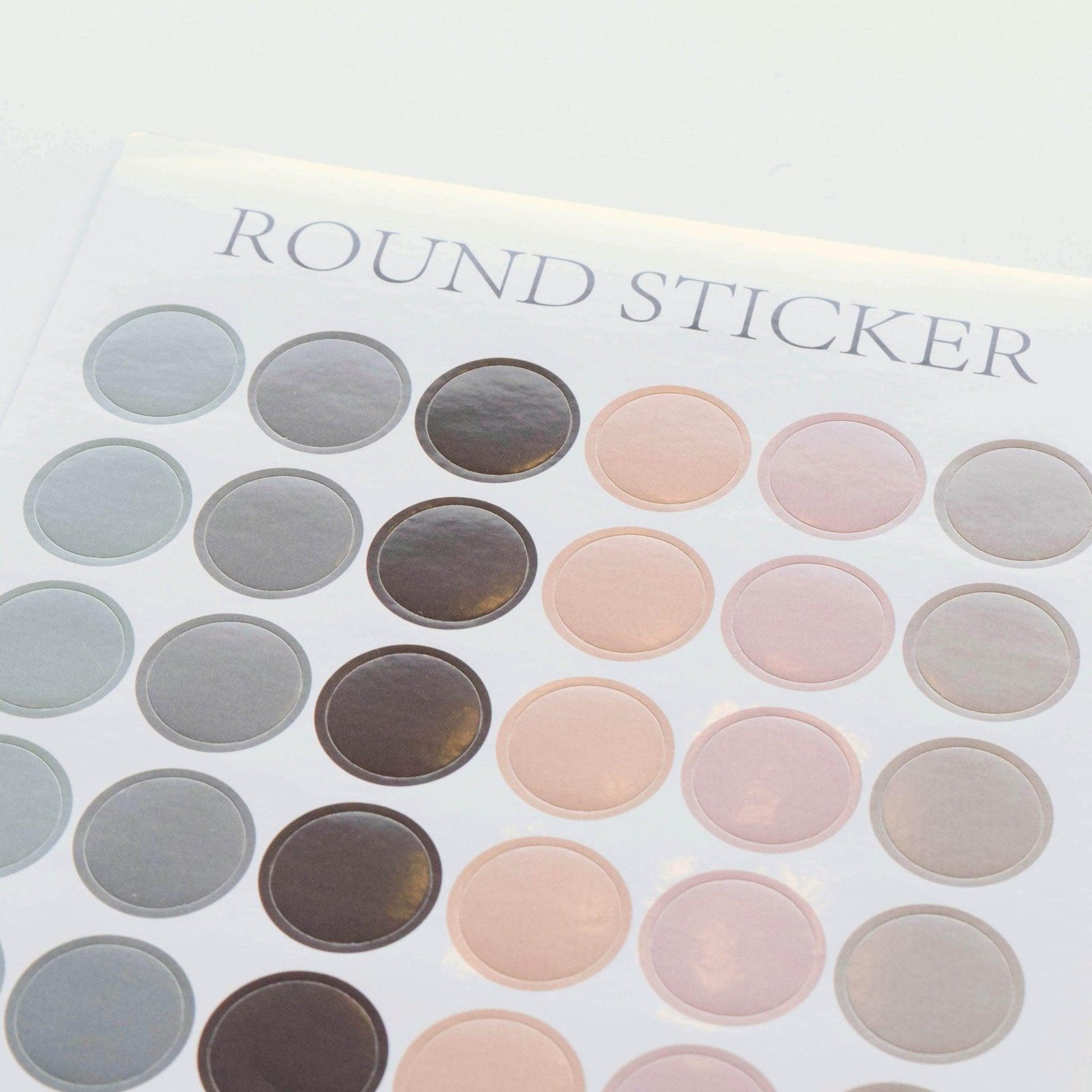 Moisturizing Morandi Color Dot Waterproof Sticker Sealing Sticker NP-000081 - CHL-STORE 