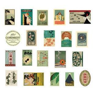 Mr. Paper Japanese Retro Style Decorative Stickers Material Stickers Sticker Packs Kazuya Monogatari Series - CHL-STORE 