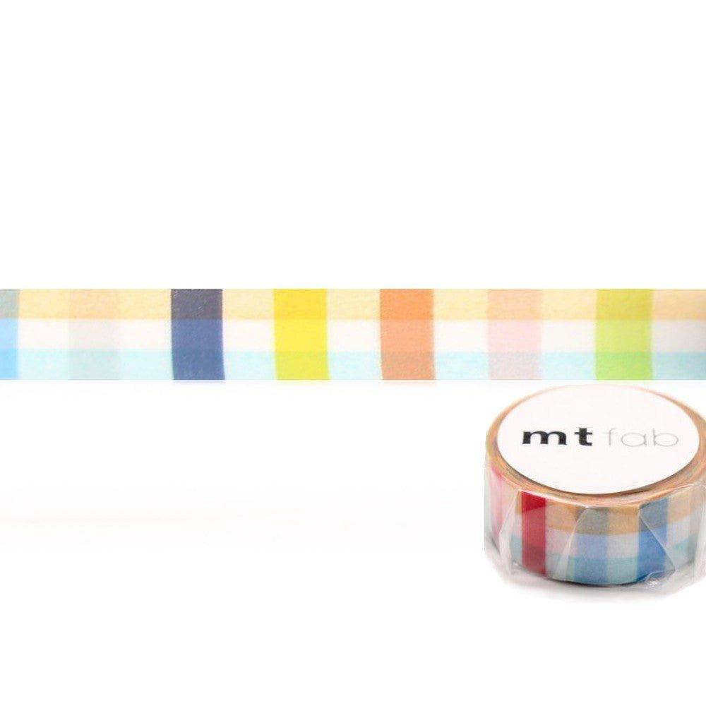 MT MTDSPR03 fab series washi tape geometric pattern plaid paper tape 15mm*5m - CHL-STORE 