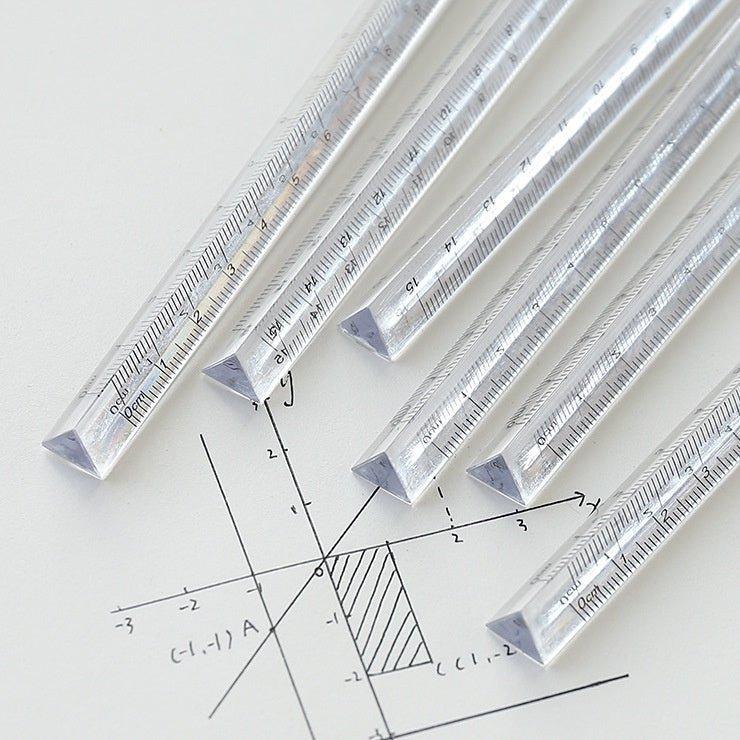 Transparent Multi-Function Triangle Ruler - High-Quality, Unique Design ...