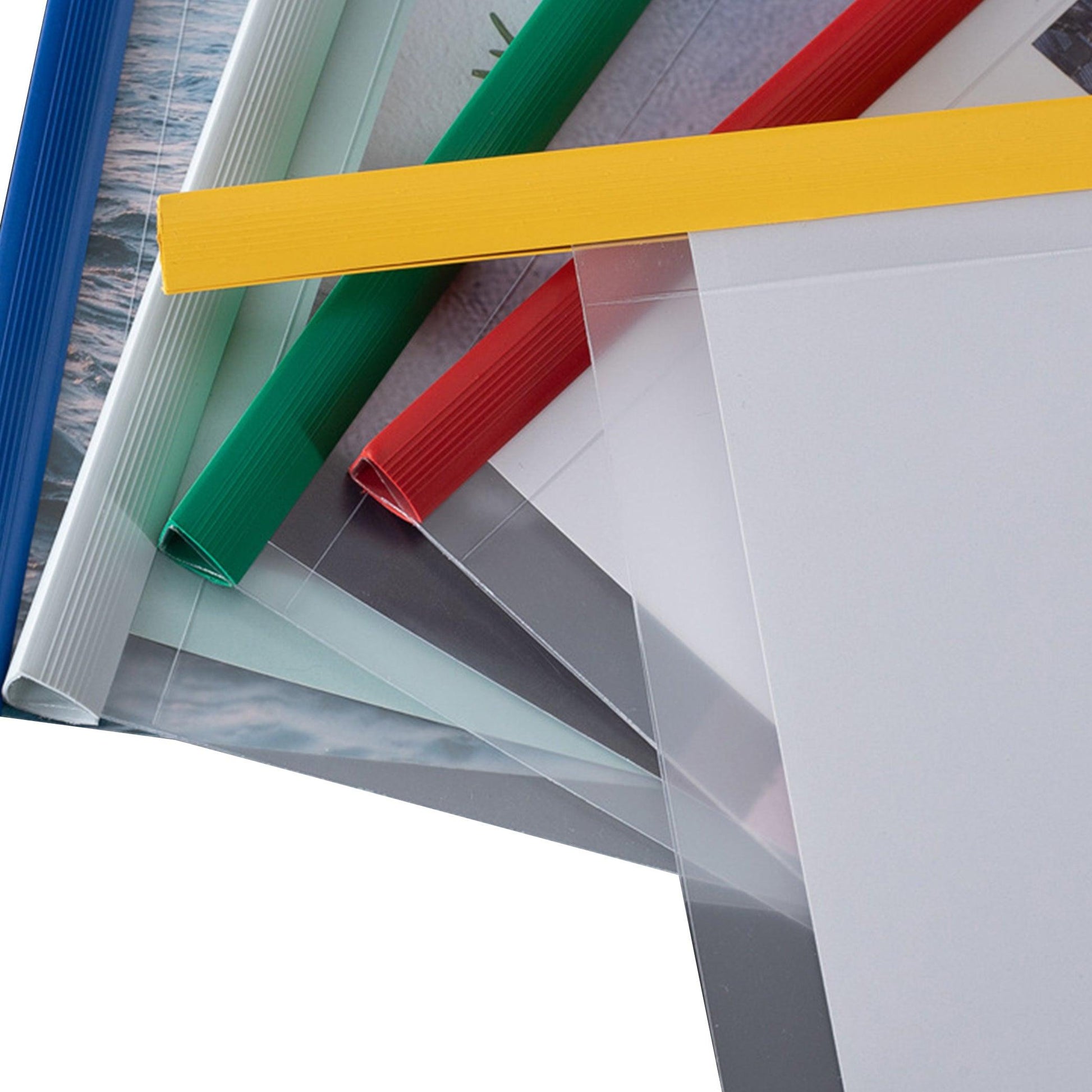 Transparent Diagonal Stripes Folder for 4 Ring Binder
