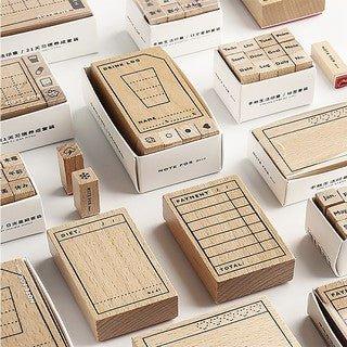 NOTE FOR hand account living log seal rubber stamp NP-HEZA-601 - CHL-STORE 