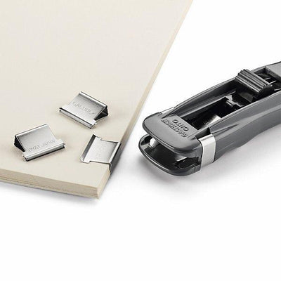 OHTO GGS-3E GACHUCK Non-staple Binding Clip Environmental Clip Smart Clip Stainless Steel Clip Metal Clip 30pcs - CHL-STORE 