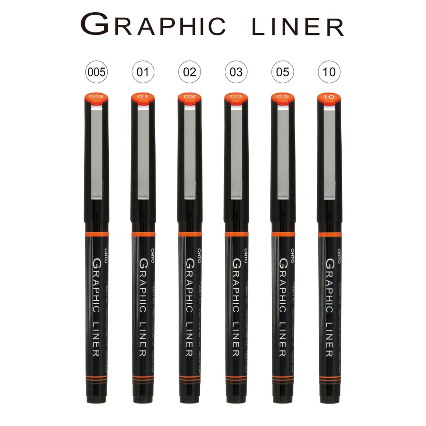 Ohto graphic liner pens Clearance