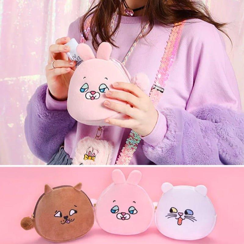 Original Animals Cats Rabbit Dogs Funny Shell Bags Harajuku Style Cosmetic Bag Storage Bag NP-HXTQA-103 - CHL-STORE 