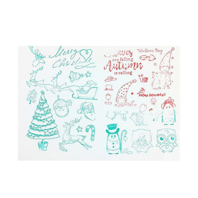 Original Daily Life Halloween Christmas Hand Book Collage Decorative Stamp Reward Stamp Stamp NP-H7TAY-929 - CHL-STORE 