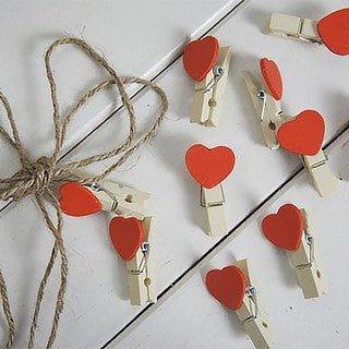Original decoration cute color love log clip photo wall decoration clip NP-HEZA-903 - CHL-STORE 