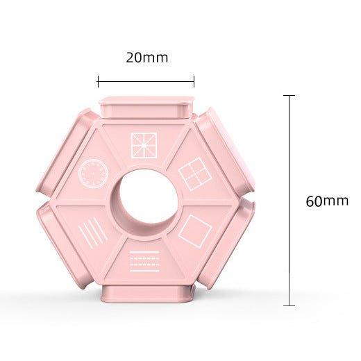 Original fresh color six-sided multi-functional learning children's stamp grid stamp Hexagonal seal - CHL-STORE 