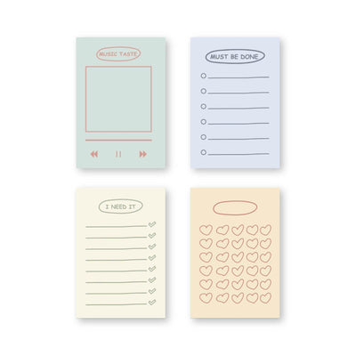 Original notes cute note pad creative n times stickers note paper NP-000112 - CHL-STORE 