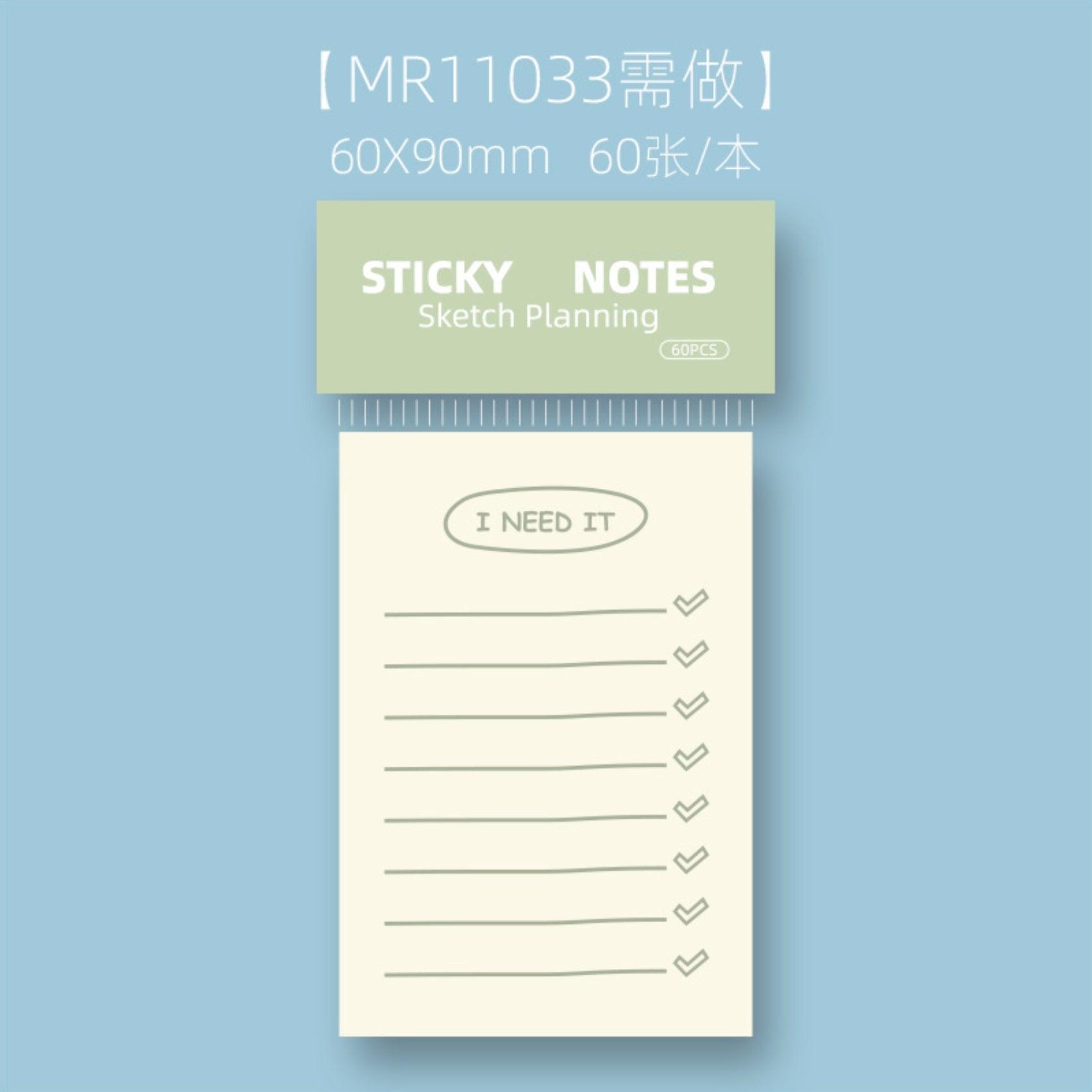 Original notes cute note pad creative n times stickers note paper NP-000112 - CHL-STORE 