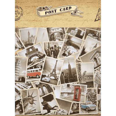 Original Retro Style Retro Photo Street View Character Cartoon Poster Classic Postcard Postcard Card Box 32 Sheets NP-HEZQA-501 - CHL-STORE 