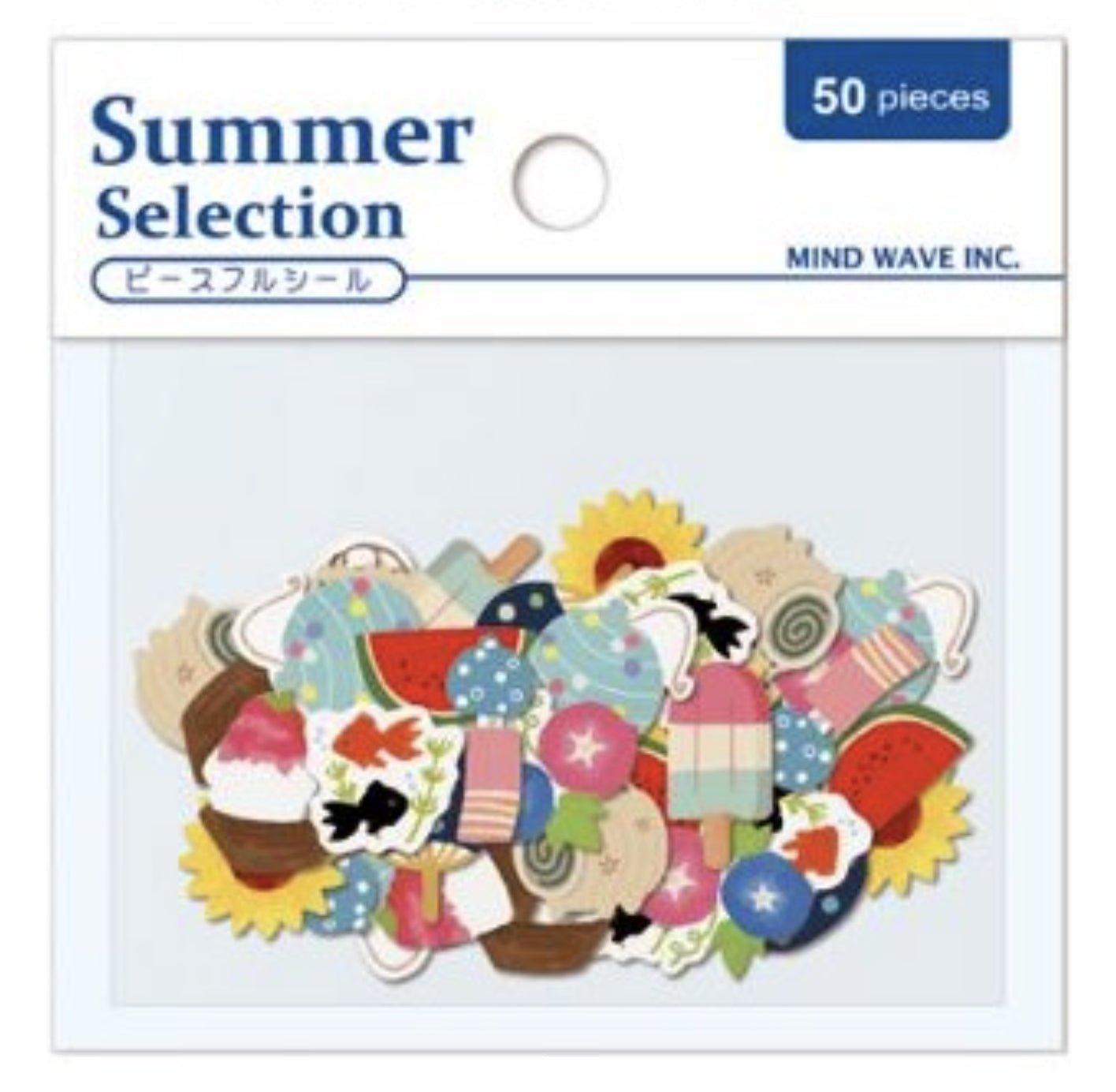 OriginalJapanese-style Hand-painted Summer Small Things Animal Ocean Series Decorative Sticker Pack Summer Sticker Pack NP-HEZQI-019 - CHL-STORE 