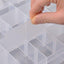 Paper tape transparent storage box 15 grid 24 grid 36 grid paper tape storage box jewelry box stationery box - CHL-STORE 