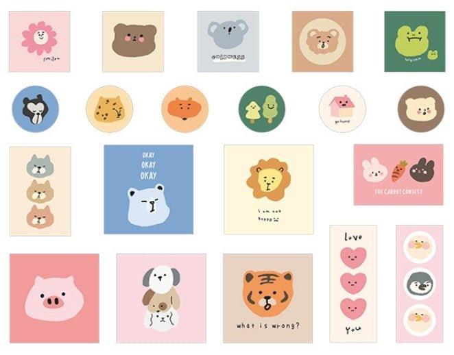 PaperMore Emoji Story Series Decorative Stickers 40pcs NP-000096 - CHL-STORE 