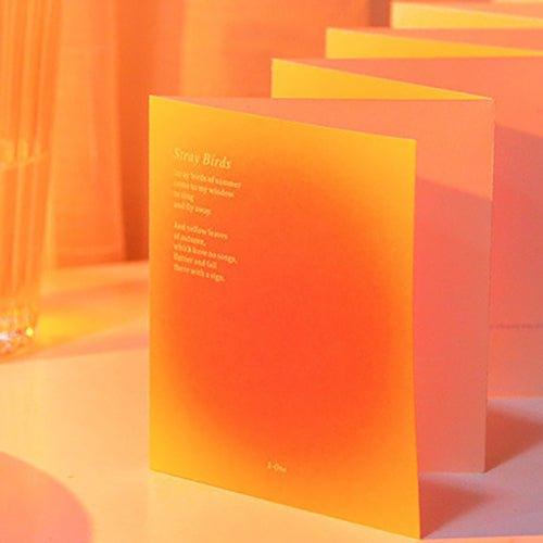PaperMore White Kraft Paper Folding Note Paper Light and Shadow Afterglow Series NP-030059 - CHL-STORE 