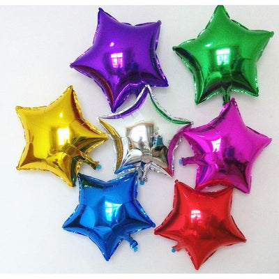 Party Essentials Celebration Surprise Party Decorations 10-Inch Aluminum Film Balloons Star Shape Balloon Star Balloon Decorative Balloon NP-H7TOF-905 - CHL-STORE 