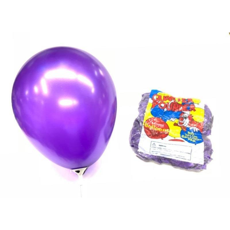 Sachet de 25 ballons shiny violet brillant Dimensions du Ballon 48 cm  Couleurs - texture Violet Brillant