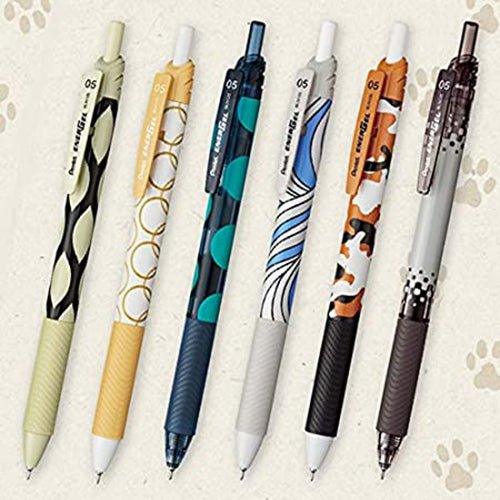 PENTEL BLN125C ENERGEL ?S + cat limited gel pen ball pen cat pattern Japanese stationery - CHL-STORE 