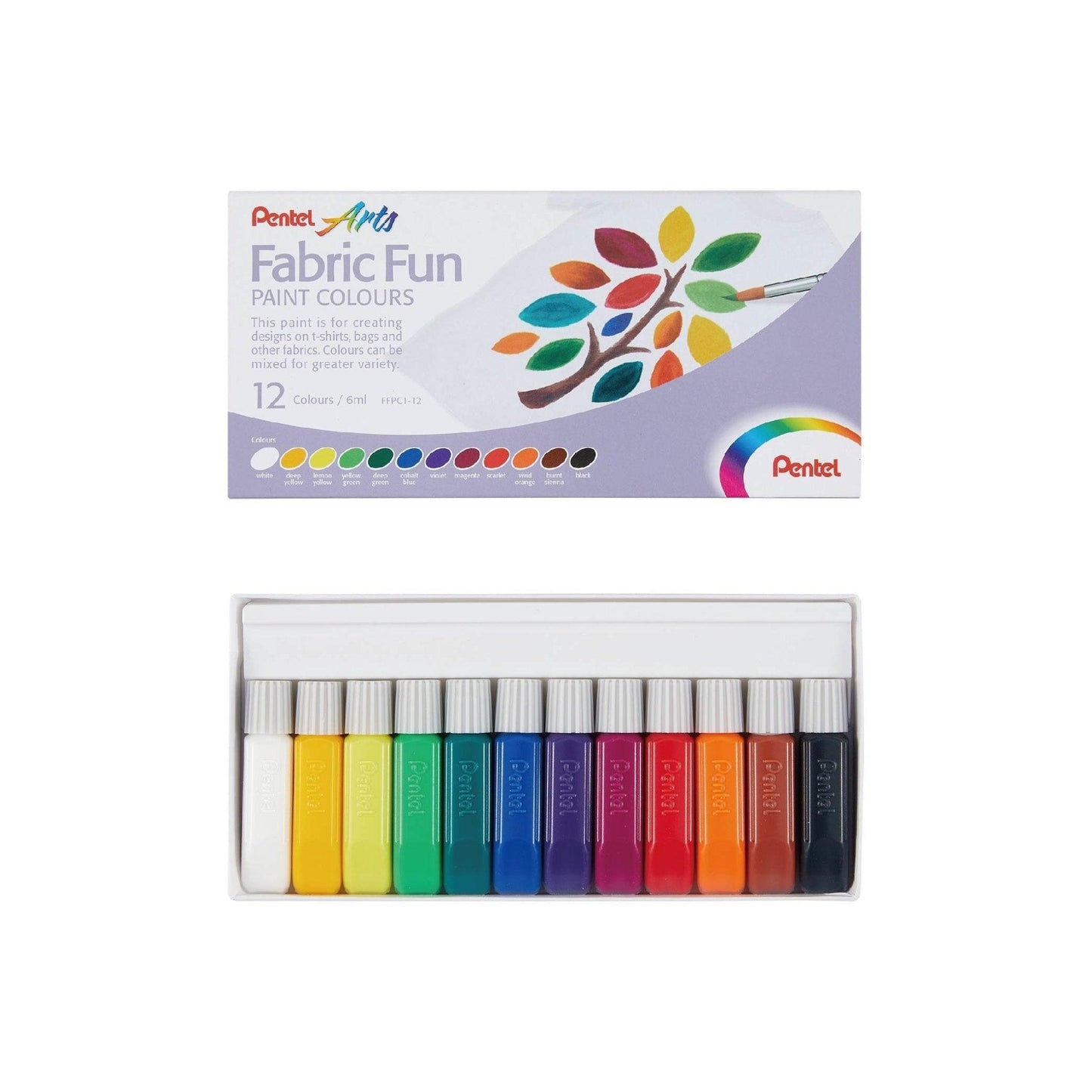 PENTEL Fabric Fun FFPC Dyeing Canvas Watercolor - CHL-STORE 