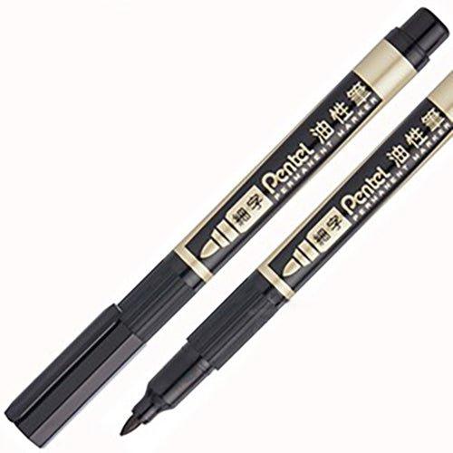Pentel NS75 single-head oil-based pen Sharpie marker fine-point pen red black blue - CHL-STORE 