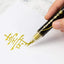 PENTEL XGFH metallic color water-based pen scientific brush Buddhist scripture pen model coloring gold silver soft head - CHL-STORE 