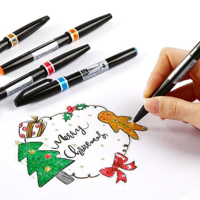 Pentel XSESF30C Soft Painting Pen Art Pen Soft Head Color Brush Fine Character Painting Drawing Tool - CHL-STORE 