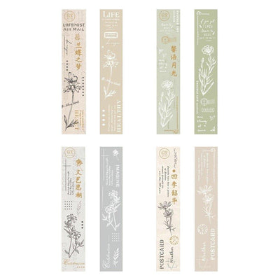 Pick up light Creative retro plants Hand account decorative prints Orchid Butterfly Dream Series Wooden Seals NP-060003 - CHL-STORE 