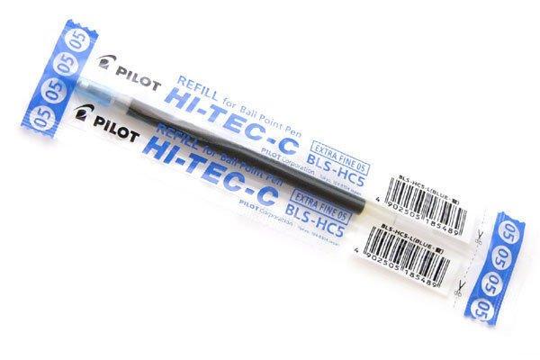 PILOT 0.4mm/0.5mm Superfine Ball Pen Refill for HI-TEC-C (BLS-HC4/BLS-HC5) - CHL-STORE 