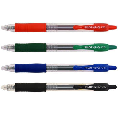 PILOT BL-G2-5 Ballpoint Pen 0.5MM Gel Pen Transparent Pen Black Pen Blue Refill - CHL-STORE 