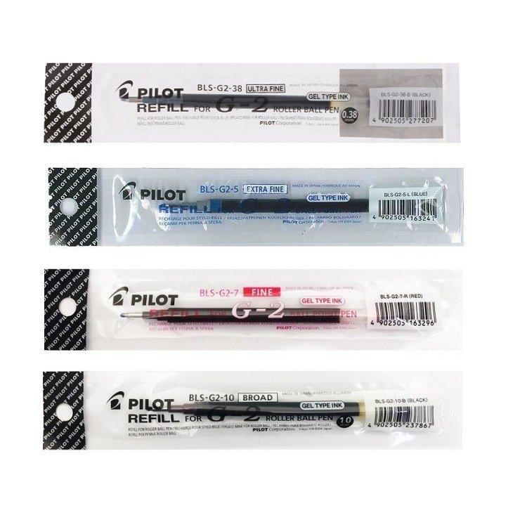 PILOT BL-G2-5 Ballpoint Pen 0.5MM Gel Pen Transparent Pen Black Pen Blue Refill - CHL-STORE 