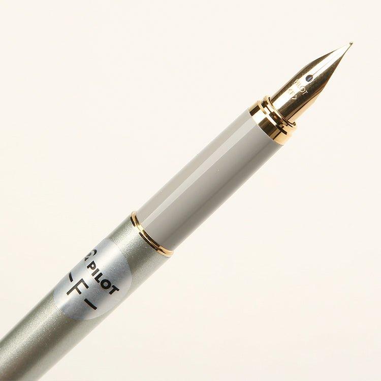 PILOT Cavalier 0.38mm FCA-3SR Fine Letter F Black Silver Gold Clip Fine Letter Pen Metal Pen - CHL-STORE 