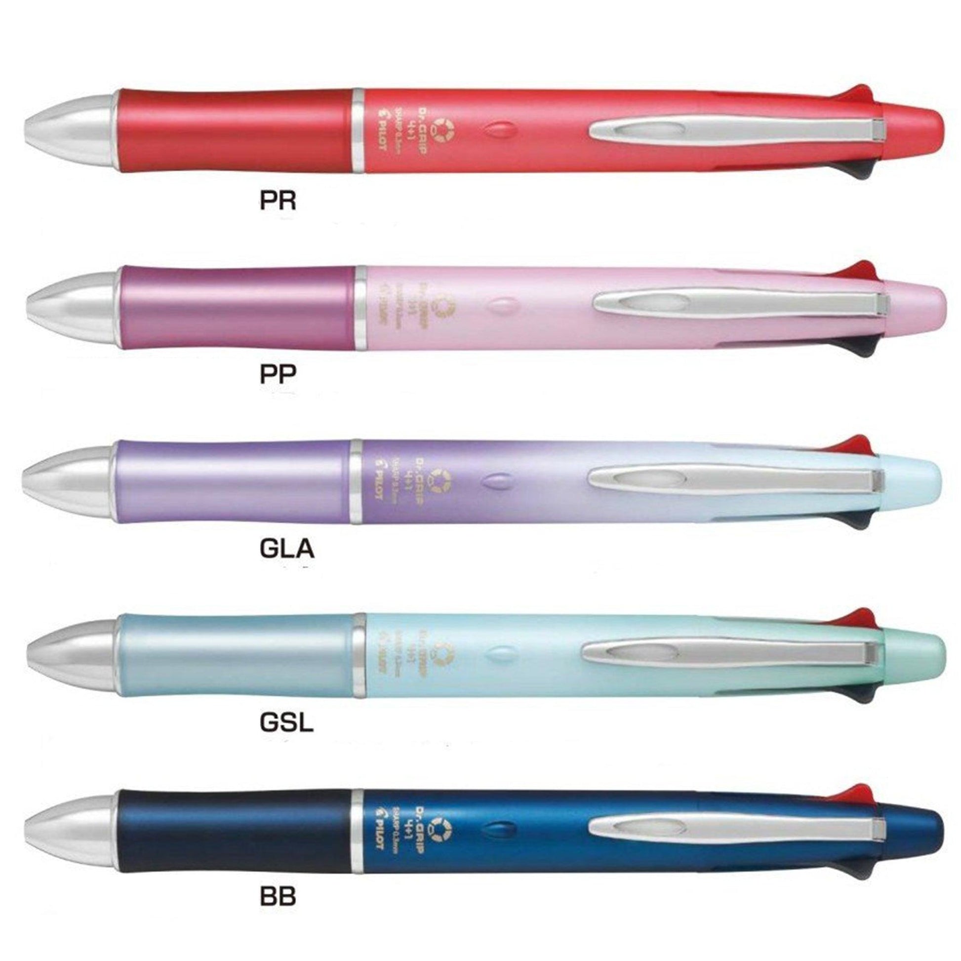 PILOT Dr.GRIP multifunctional pen 4+1 0.5MM light oil pen 0.3MM automatic pen BKHDF1SEF - CHL-STORE 