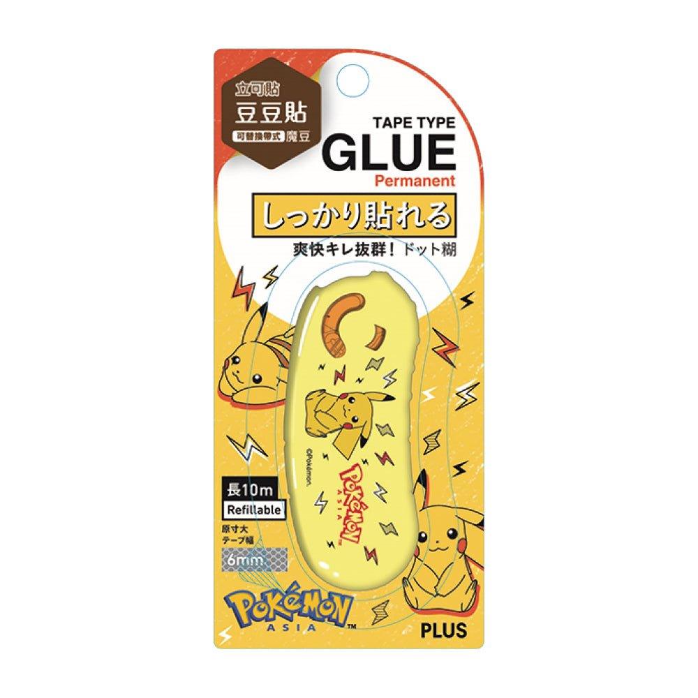 PLUS x Pokemon Norino Pod Pok?‡mon Limited Doudou Sticker Glue Pikachu Eevee Double-sided Adhesive - CHL-STORE 
