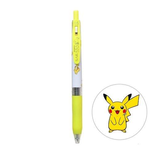 Pokemon x ZEBRA 4521329323 SARASA 0.5MM black ink gel pen Pikachu Bulbasaur - CHL-STORE 