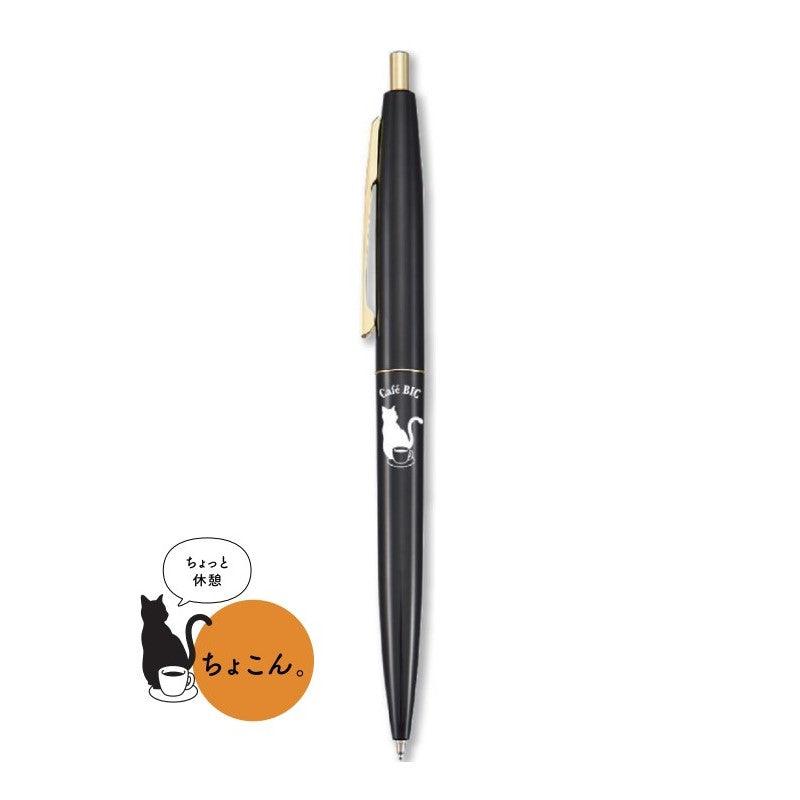 (Pre-Order) BIC Click Gold 0.5mm Cat Pattern Permanent ballpoint pen CLG05 - CHL-STORE 
