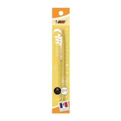 (Pre-Order) BIC Click Gold 0.5mm Oil-based ballpoint pen knock type CFCG-05P1 RBP05BLK1P - CHL-STORE 