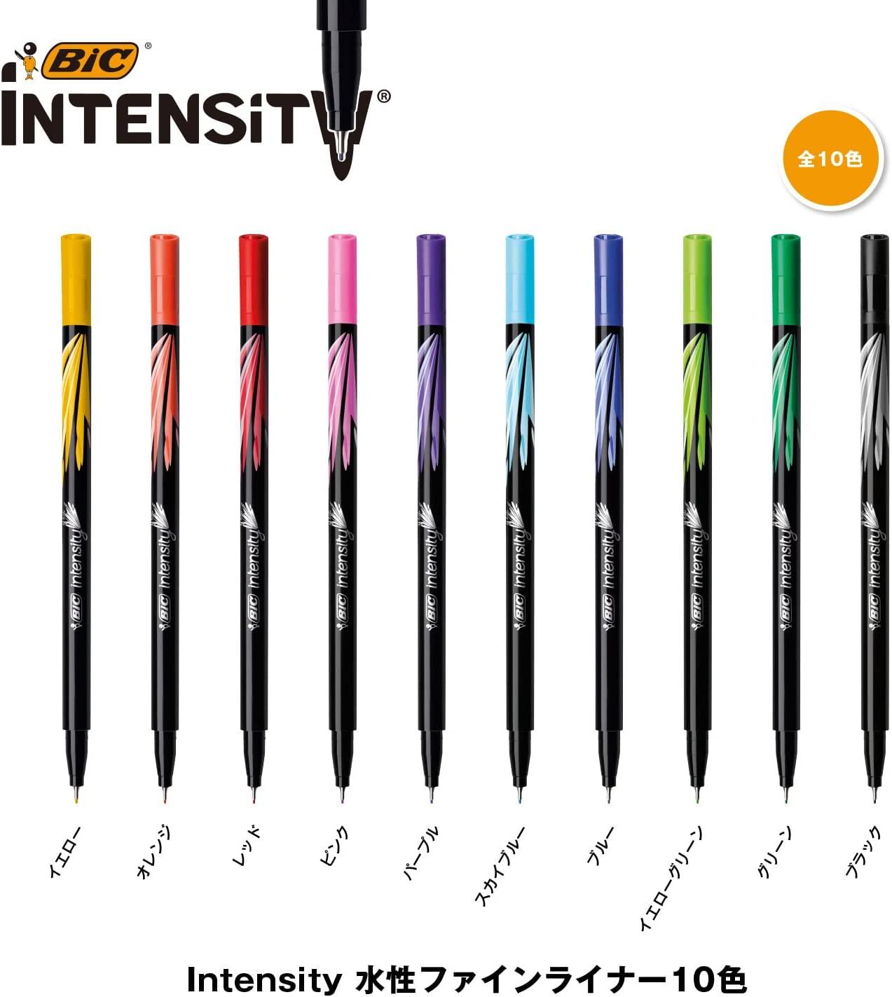 (Pre-Order) BIC Intensity Medium Felt-Tip pen 0.8mm Water-based pen  ITS-FEPMDPK12