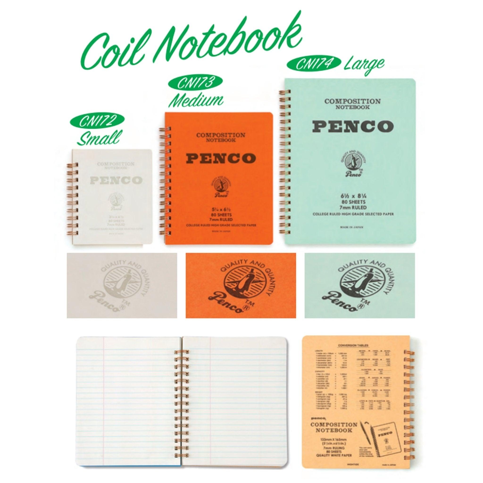 Pre-Order) HIGHTIDE Penco Coils Notebook S M L CN174 HIGHTIDE