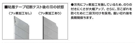 (Pre-Order) KOKUYO C3 Cutter knife standard type fluorine processed blade HA-S110 - CHL-STORE 